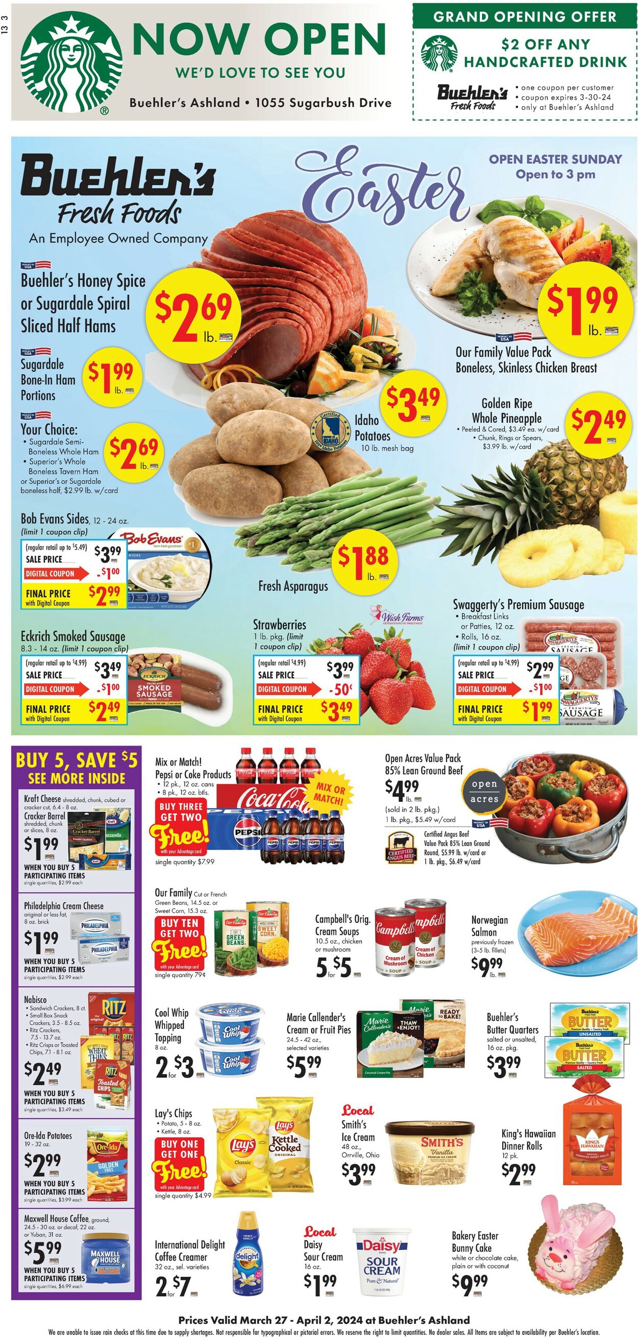 Catalogue Buehler's Fresh Foods from 03/27/2024