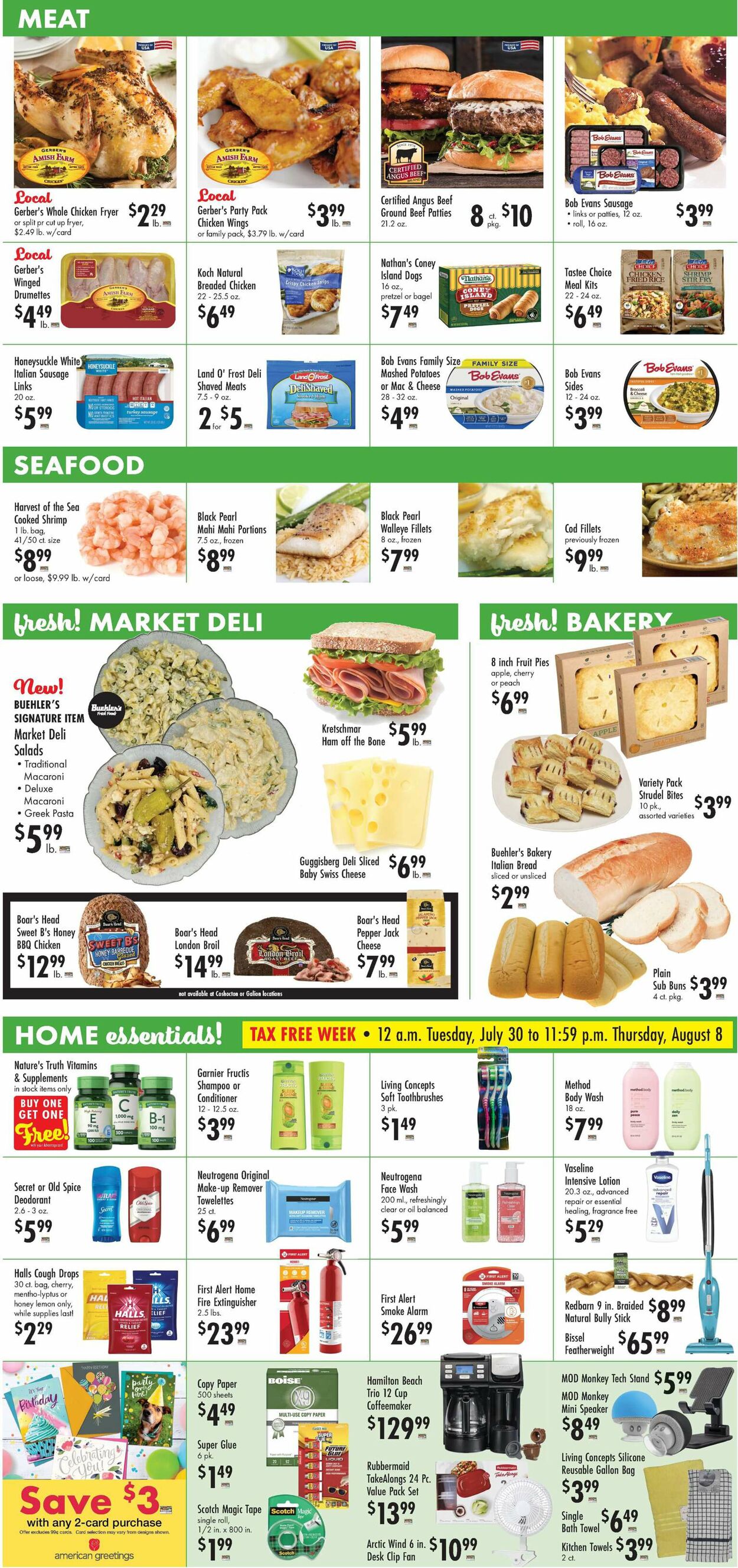 Catalogue Buehler's Fresh Foods from 07/31/2024