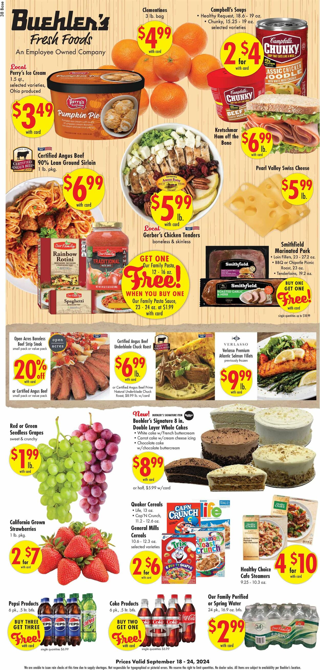 Catalogue Buehler's Fresh Foods from 09/18/2024