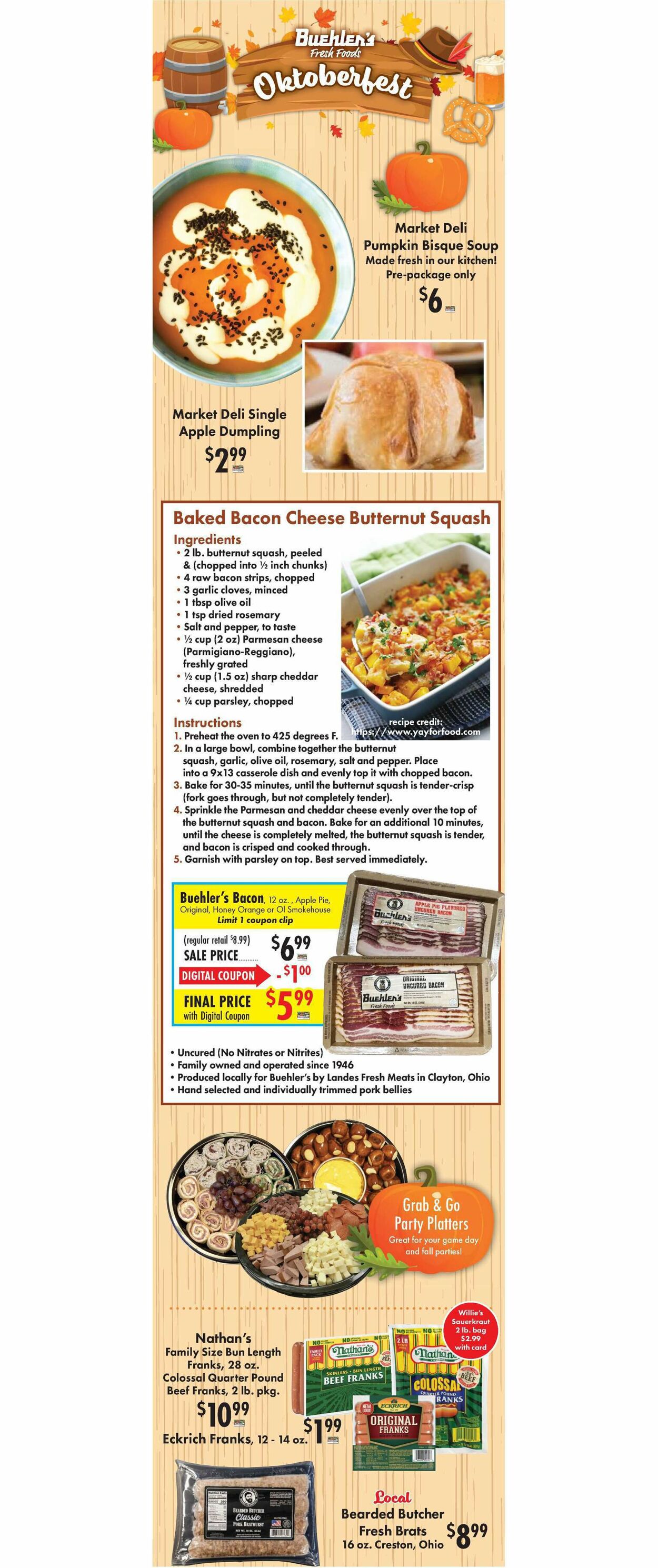 Catalogue Buehler's Fresh Foods from 09/18/2024