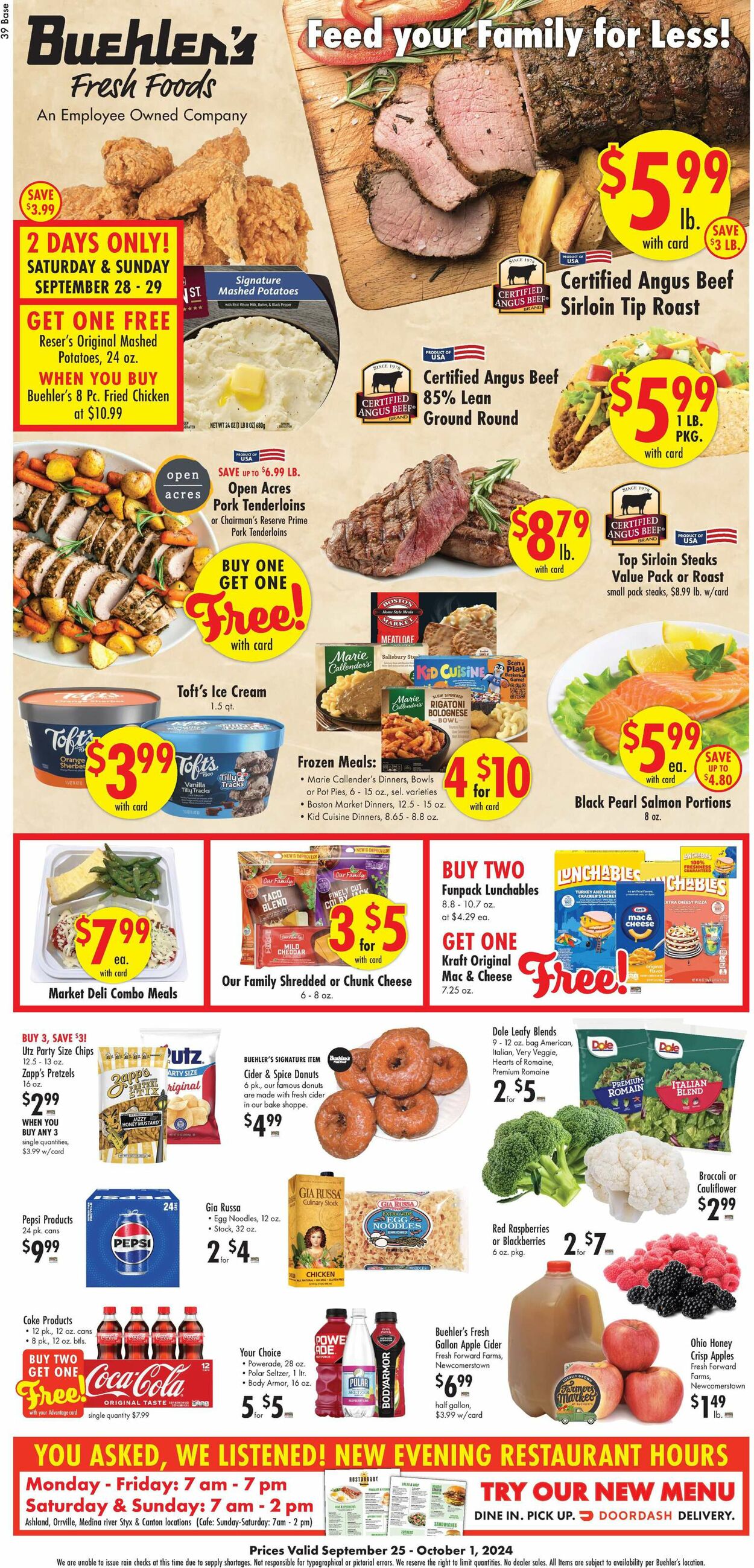 Catalogue Buehler's Fresh Foods from 09/25/2024