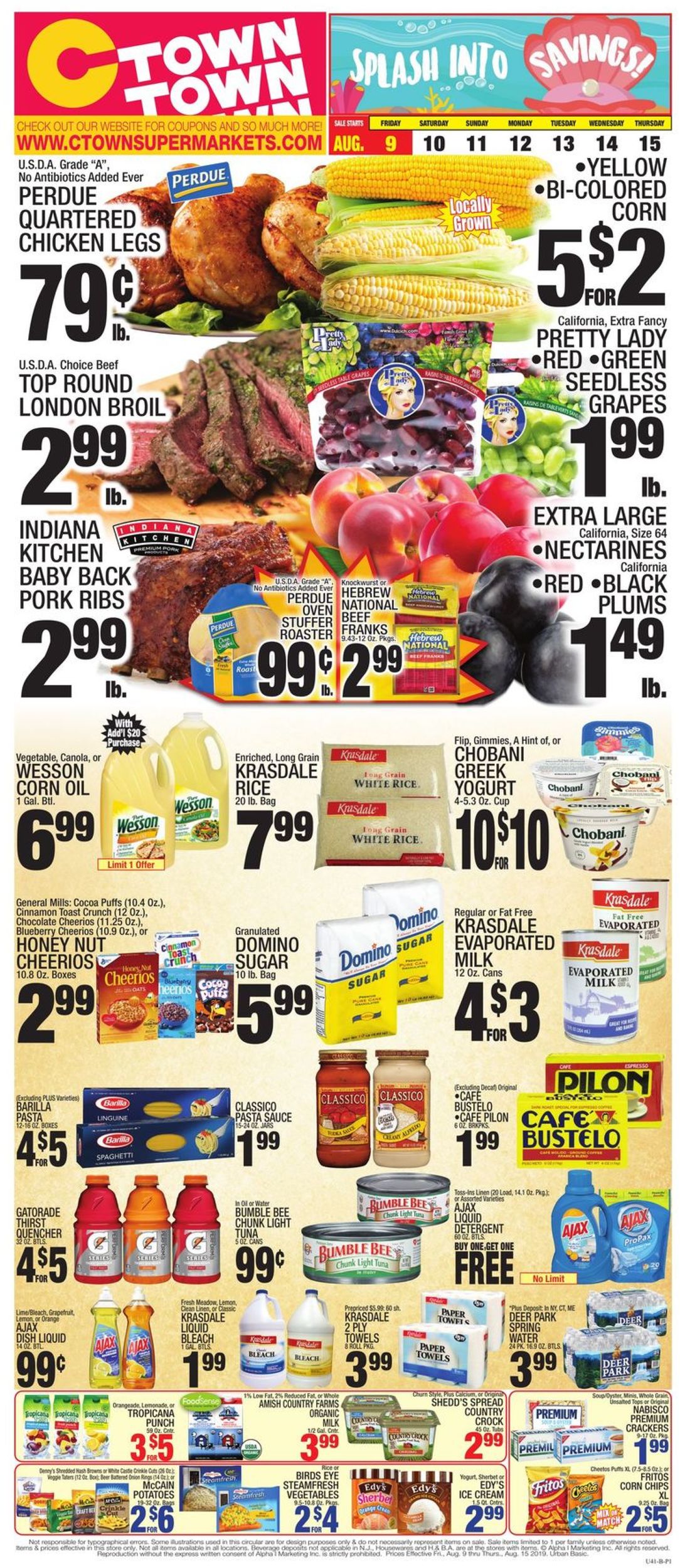 C-Town Current weekly ad 08/09 - 08/15/2019 - frequent-ads.com