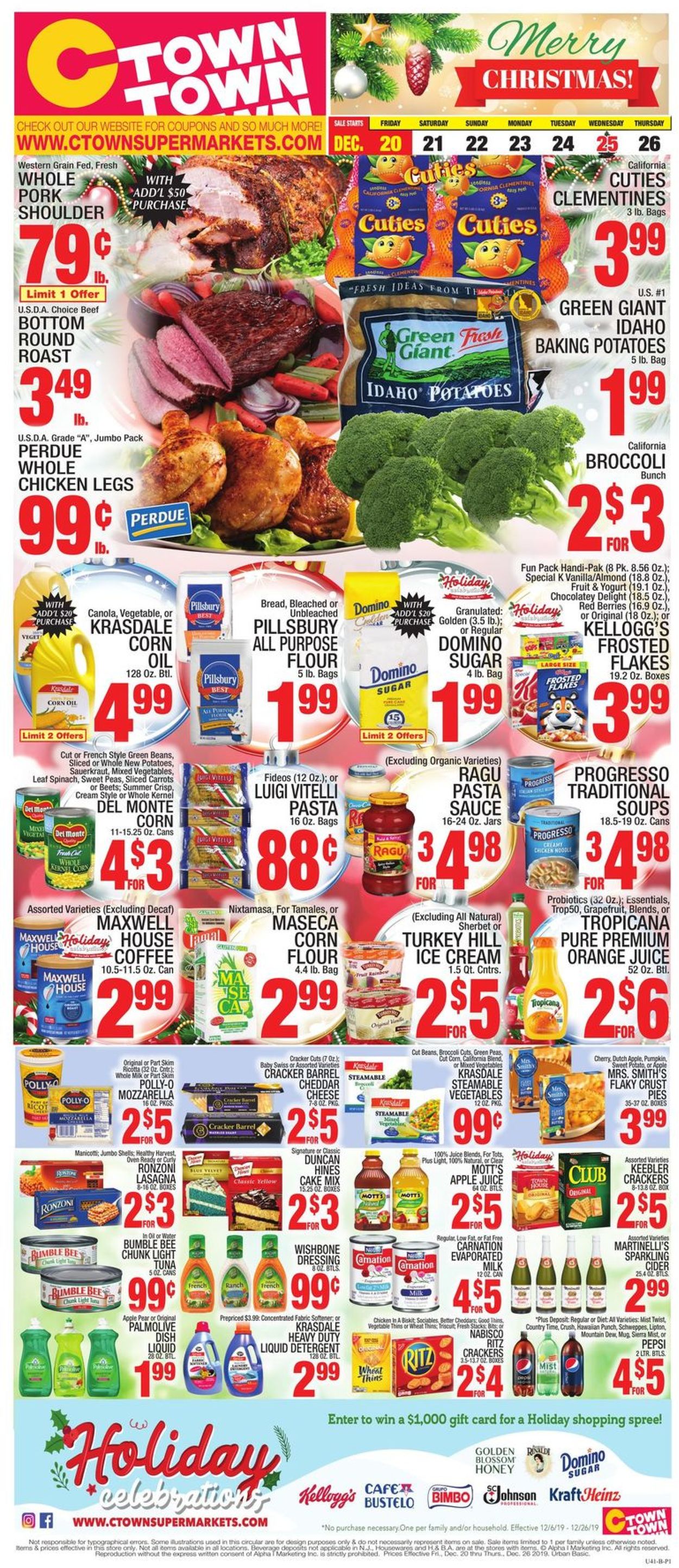 Catalogue C-Town - Christmas Ad 2019 from 12/20/2019