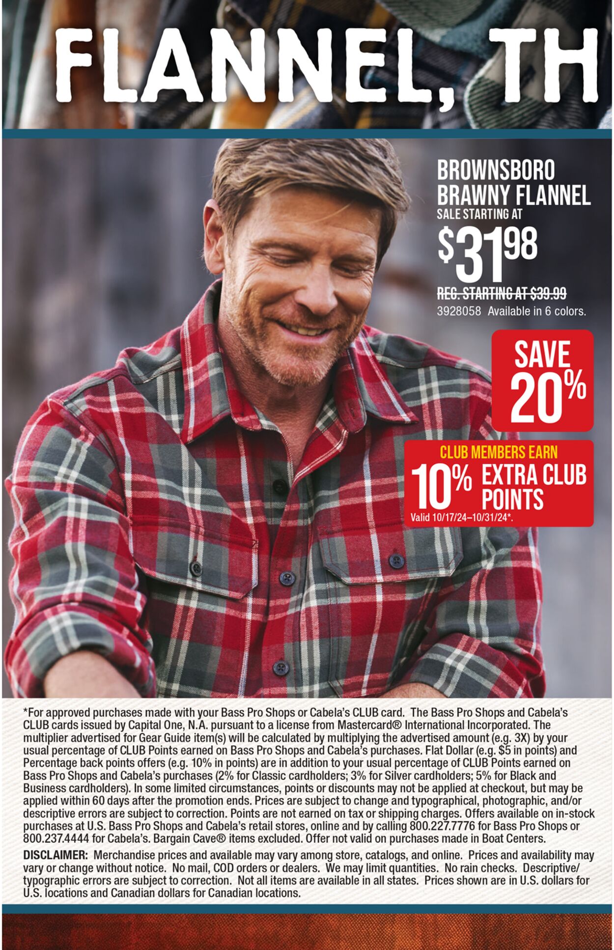 Catalogue Cabela's from 10/17/2024