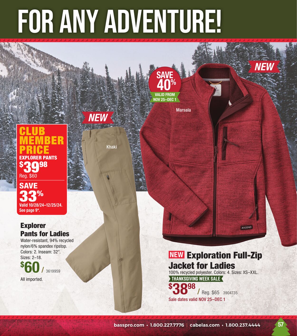 Catalogue Cabela's from 11/28/2024