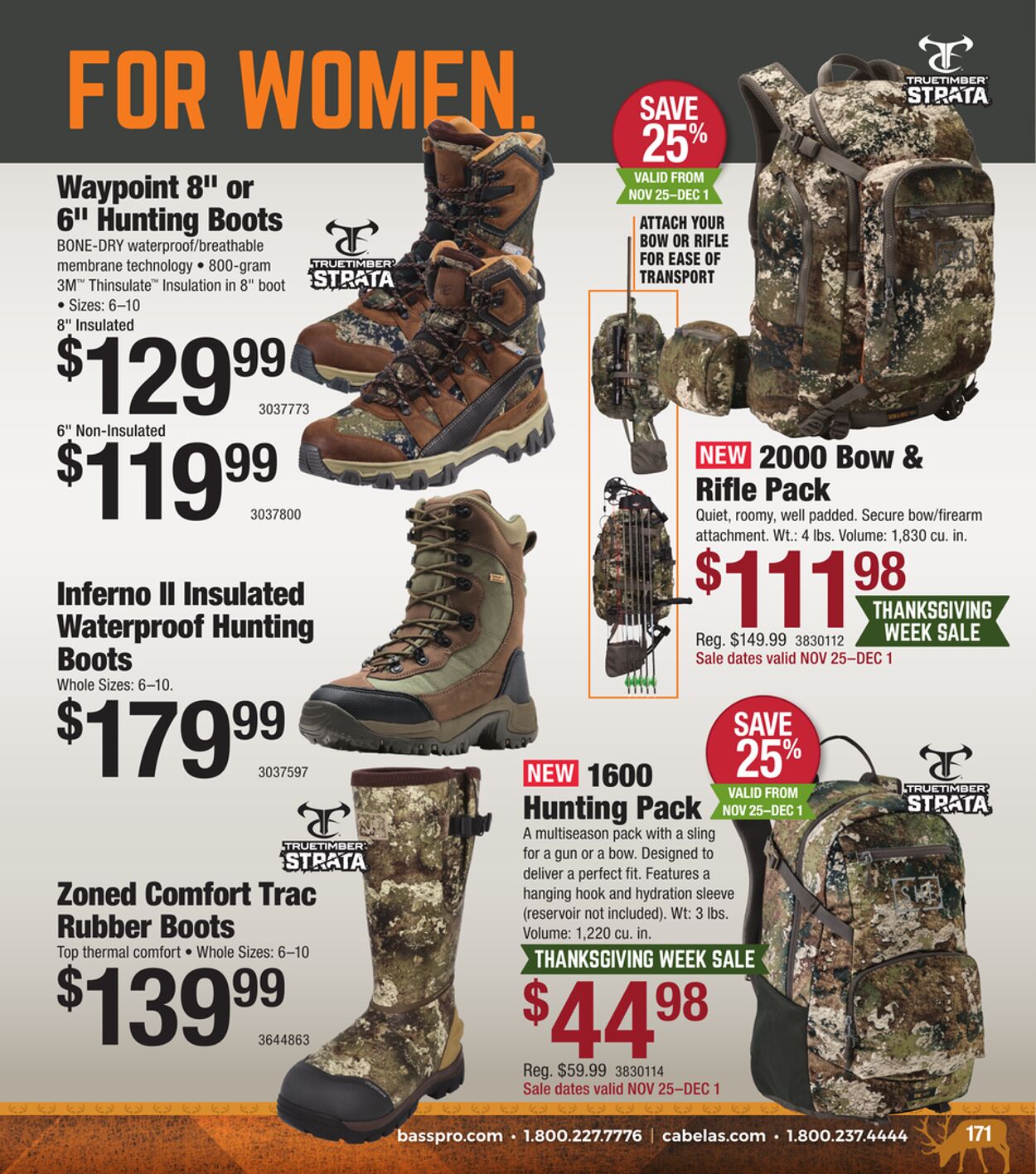 Catalogue Cabela's from 11/28/2024