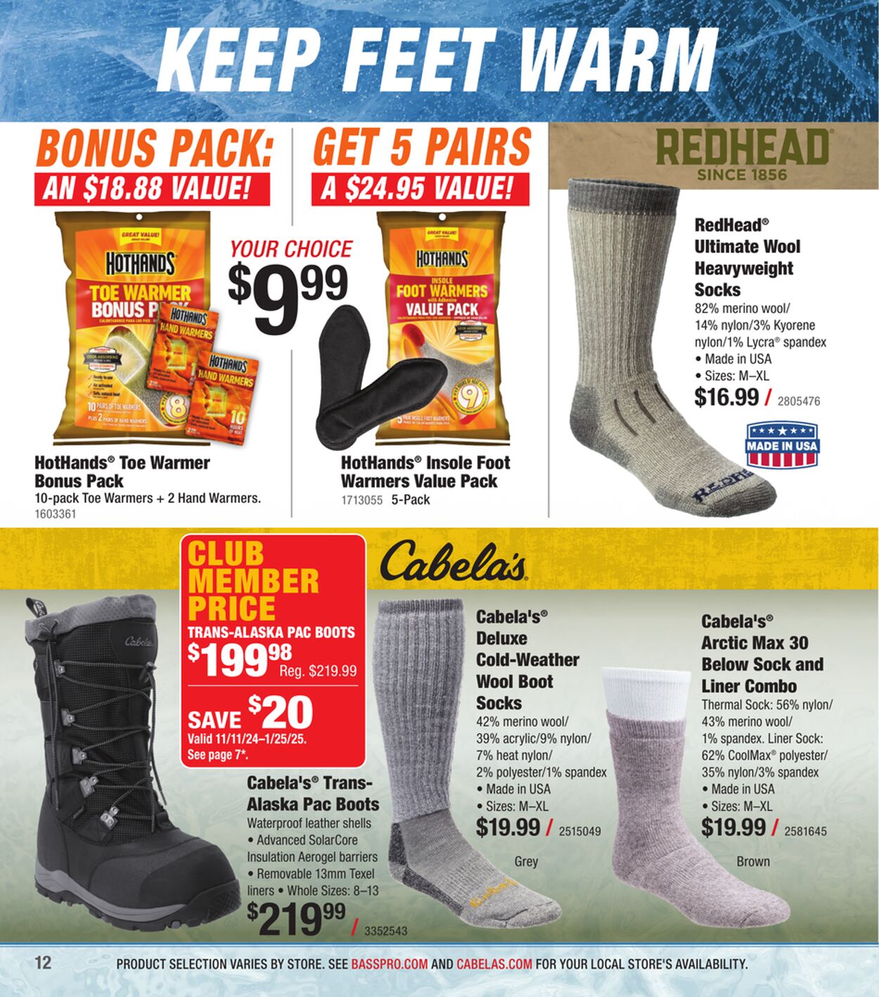 Catalogue Cabela's from 12/14/2024