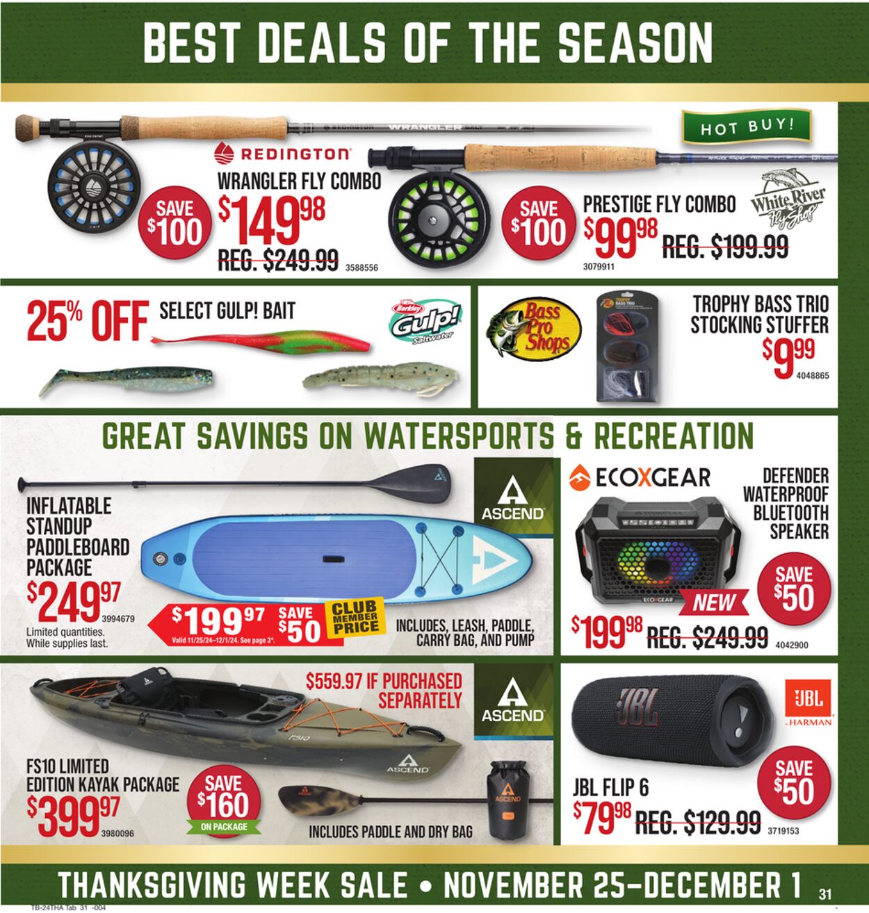 Catalogue Cabela's from 11/25/2024