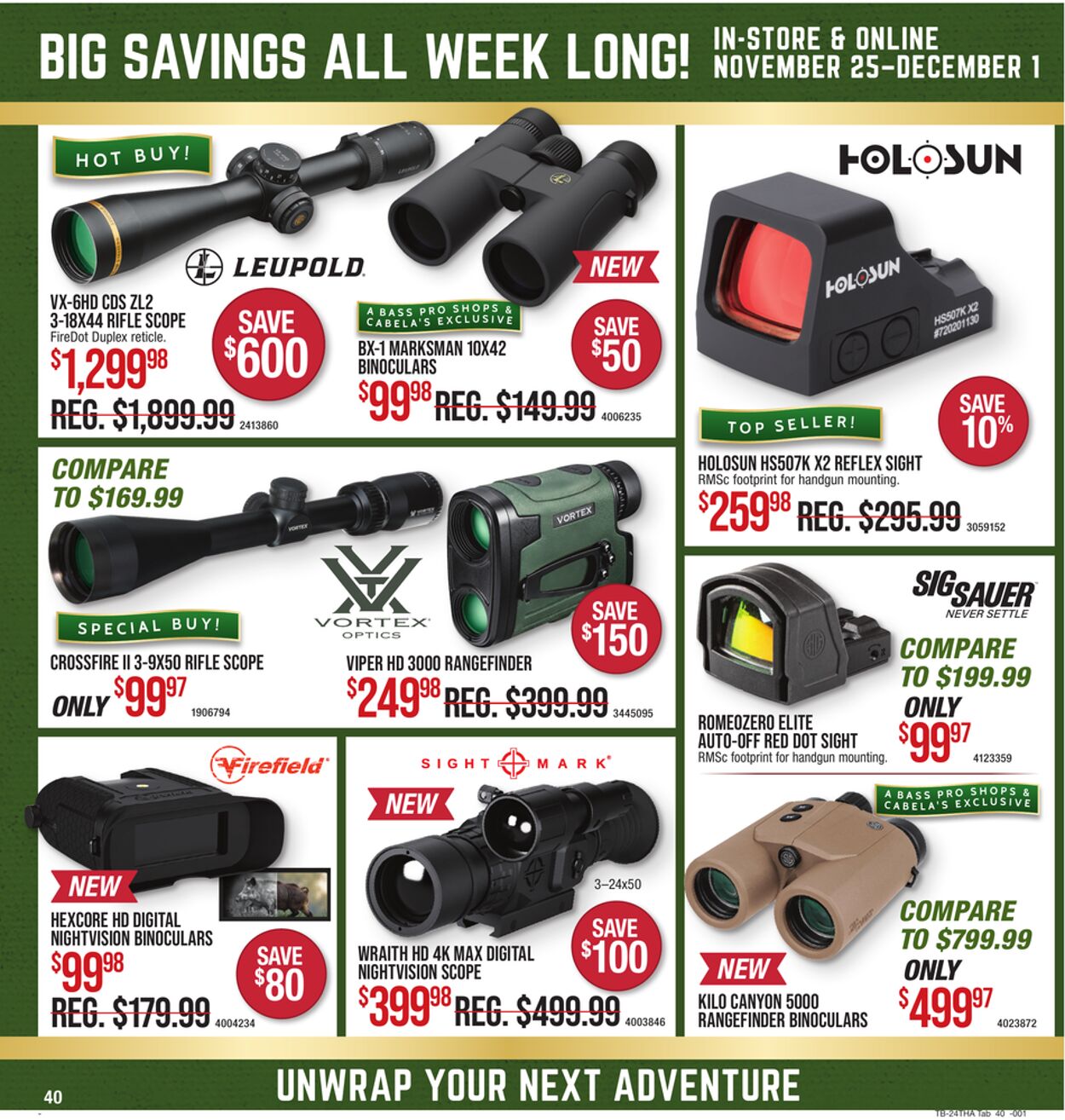 Catalogue Cabela's from 11/25/2024