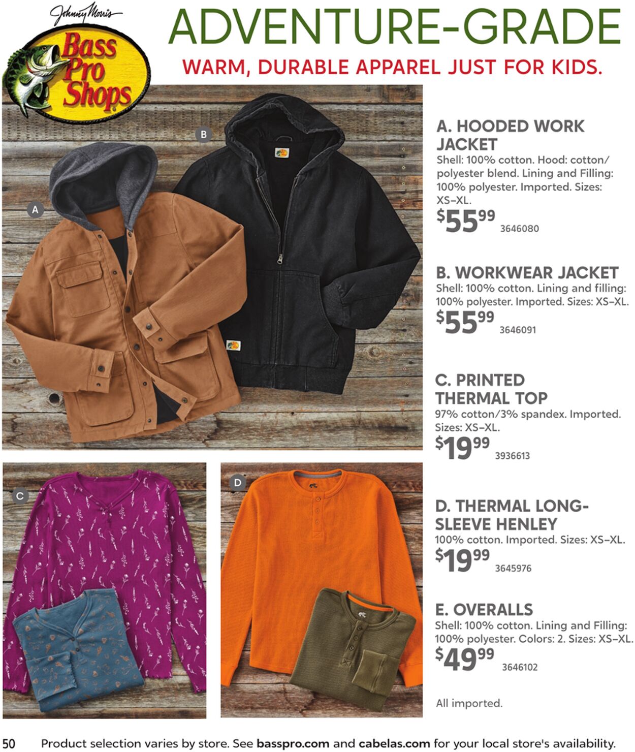 Catalogue Cabela's from 12/01/2024