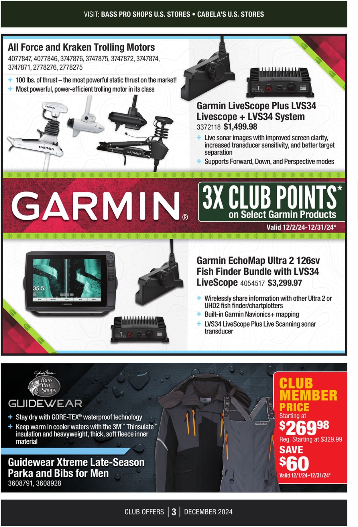 Catalogue Cabela's from 12/01/2024