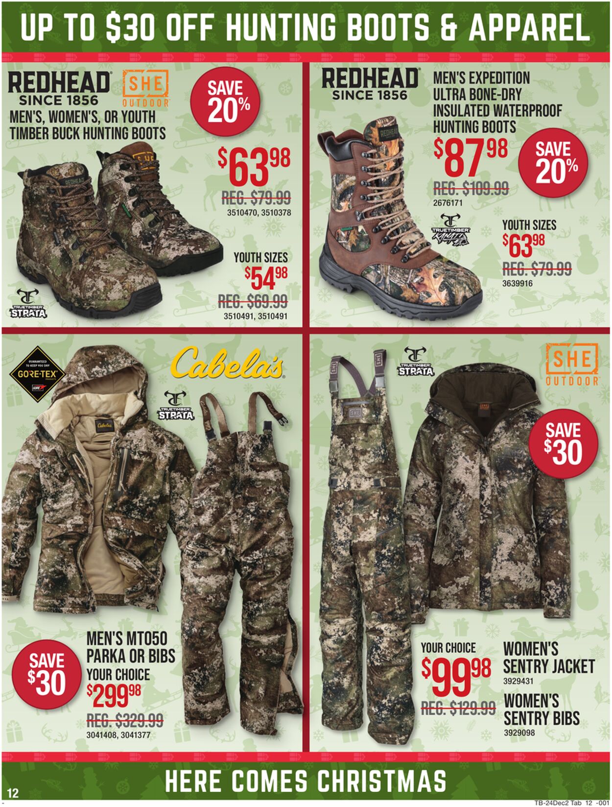 Catalogue Cabela's from 12/12/2024