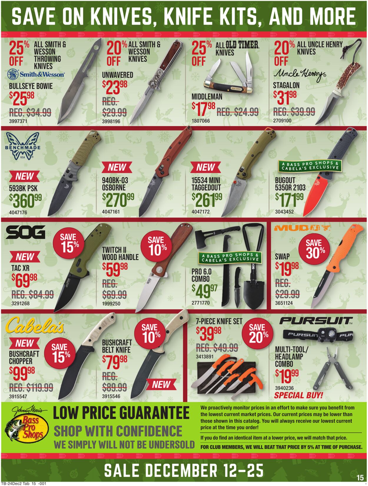 Catalogue Cabela's from 12/12/2024