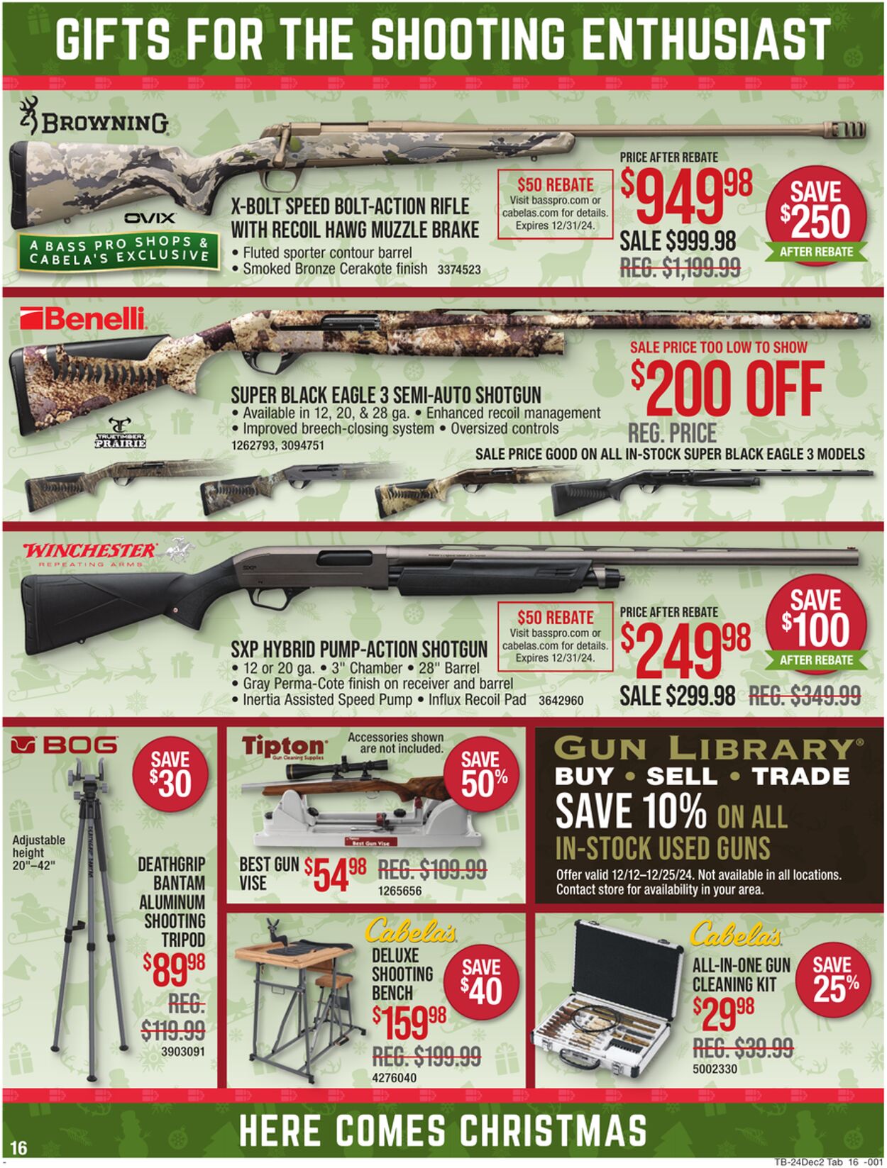 Catalogue Cabela's from 12/12/2024