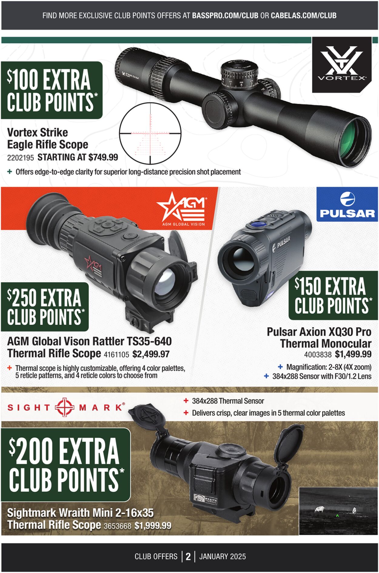 Catalogue Cabela's from 01/01/2025