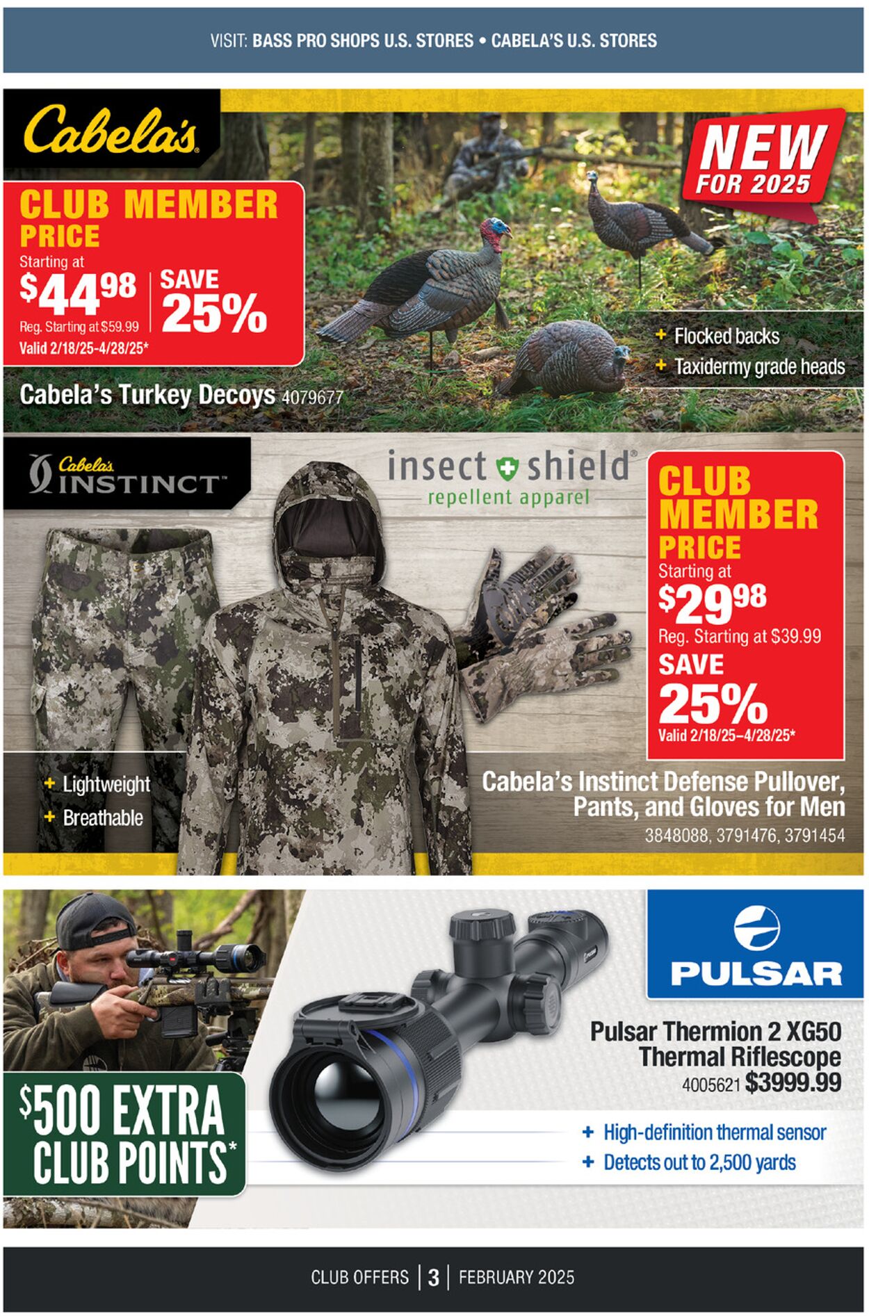 Catalogue Cabela's from 02/01/2025