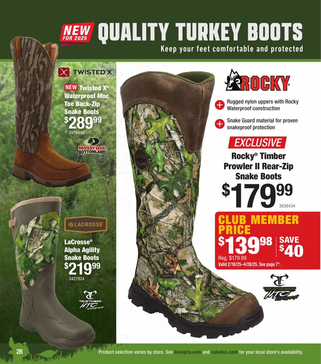 Catalogue Cabela's from 02/19/2025