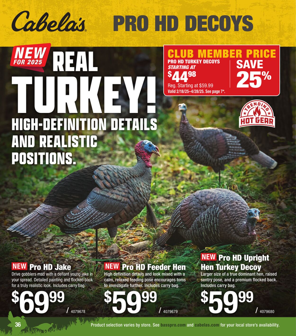 Catalogue Cabela's from 02/19/2025