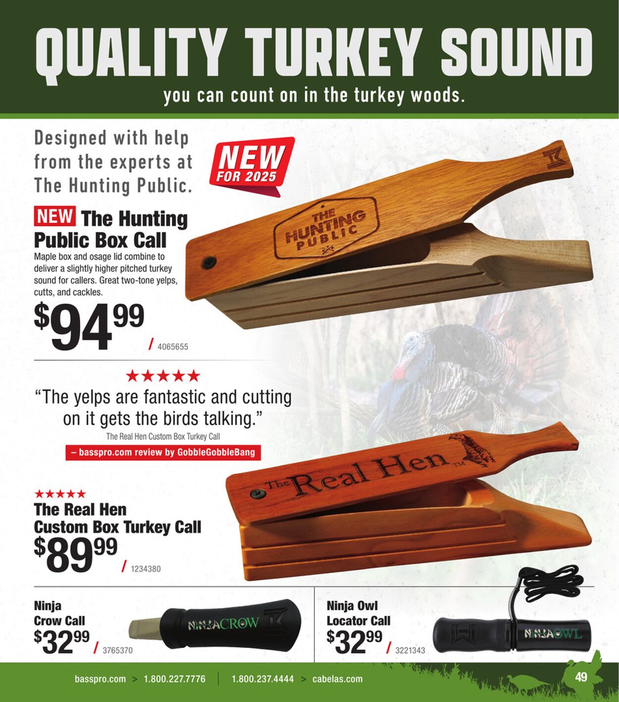 Catalogue Cabela's from 02/19/2025