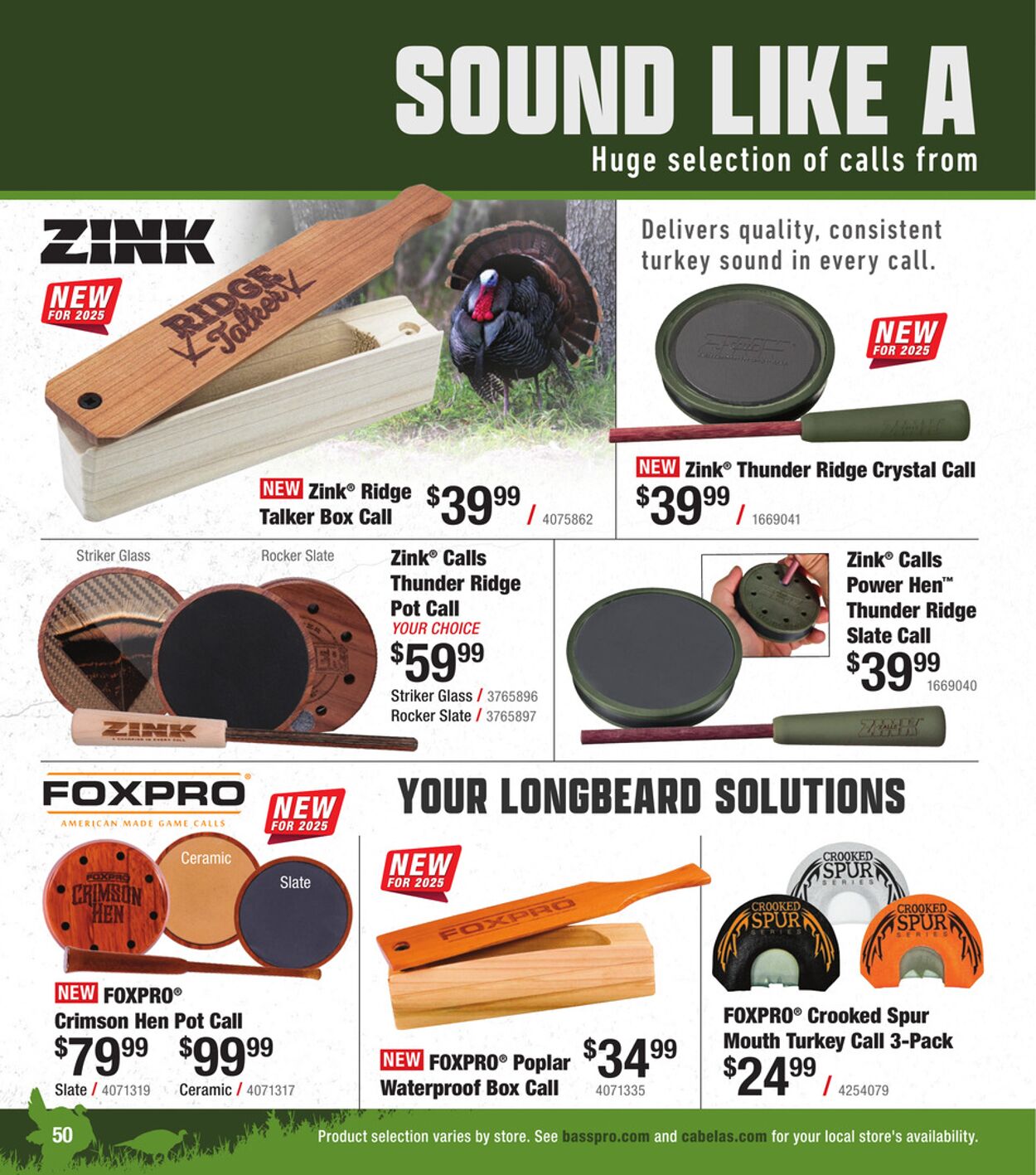 Catalogue Cabela's from 02/19/2025