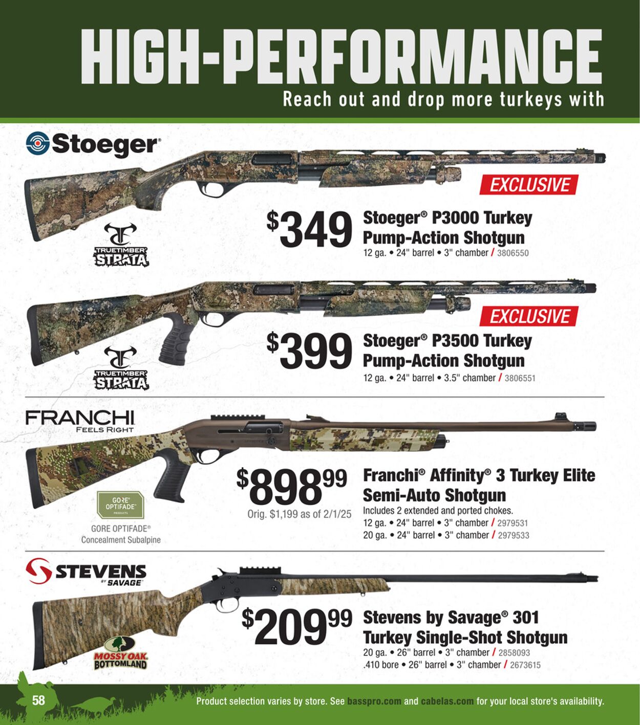 Catalogue Cabela's from 02/19/2025