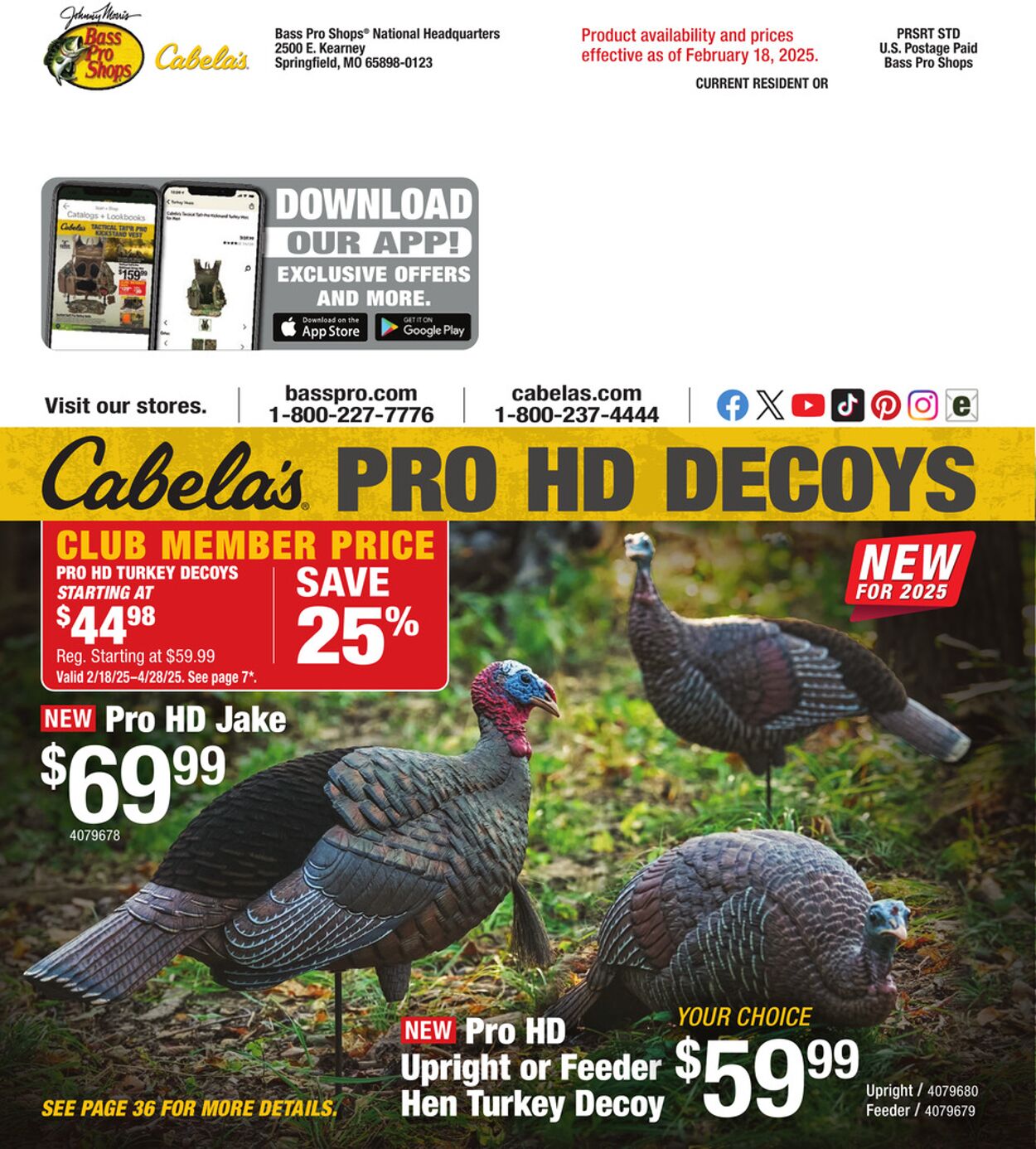 Catalogue Cabela's from 02/19/2025