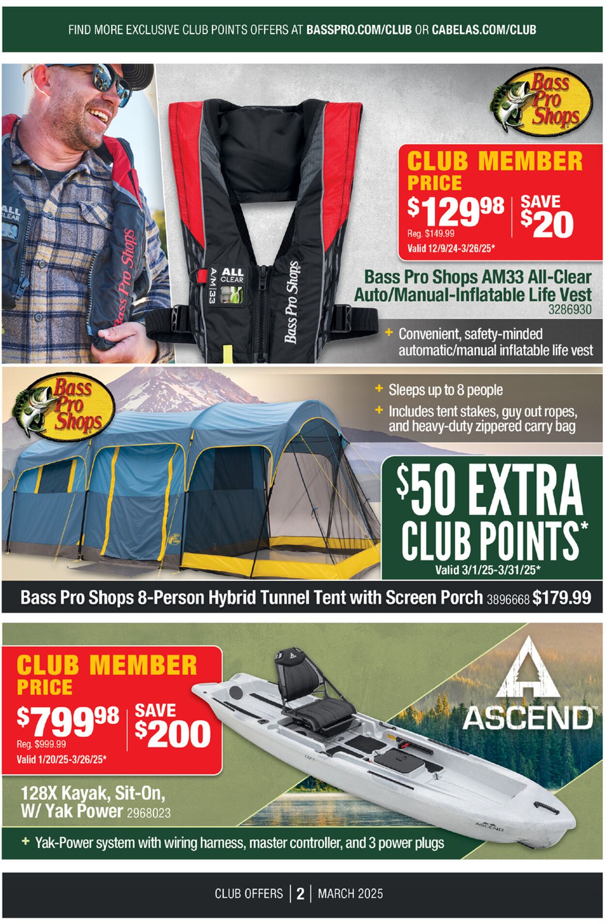 Catalogue Cabela's from 03/01/2025