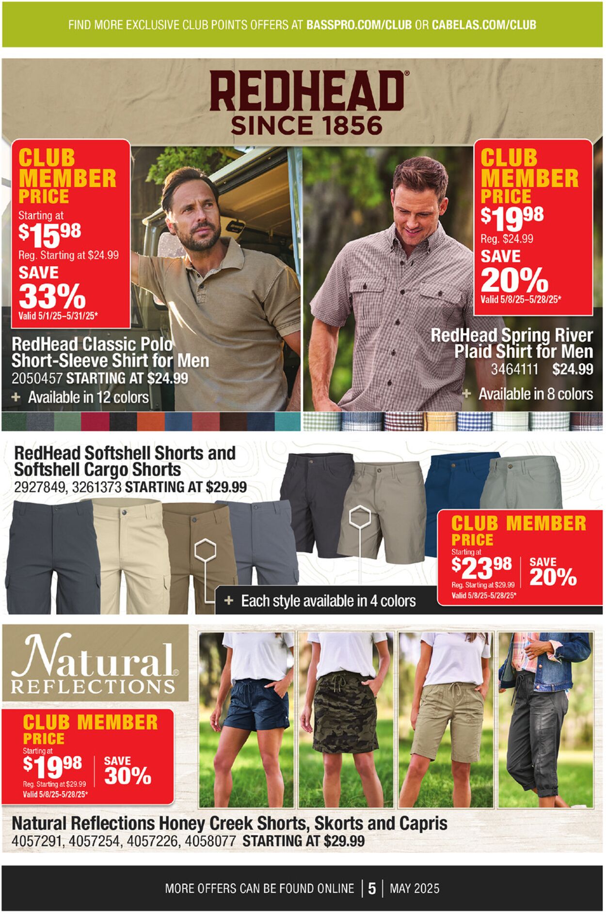 Catalogue Cabela's from 05/01/2025