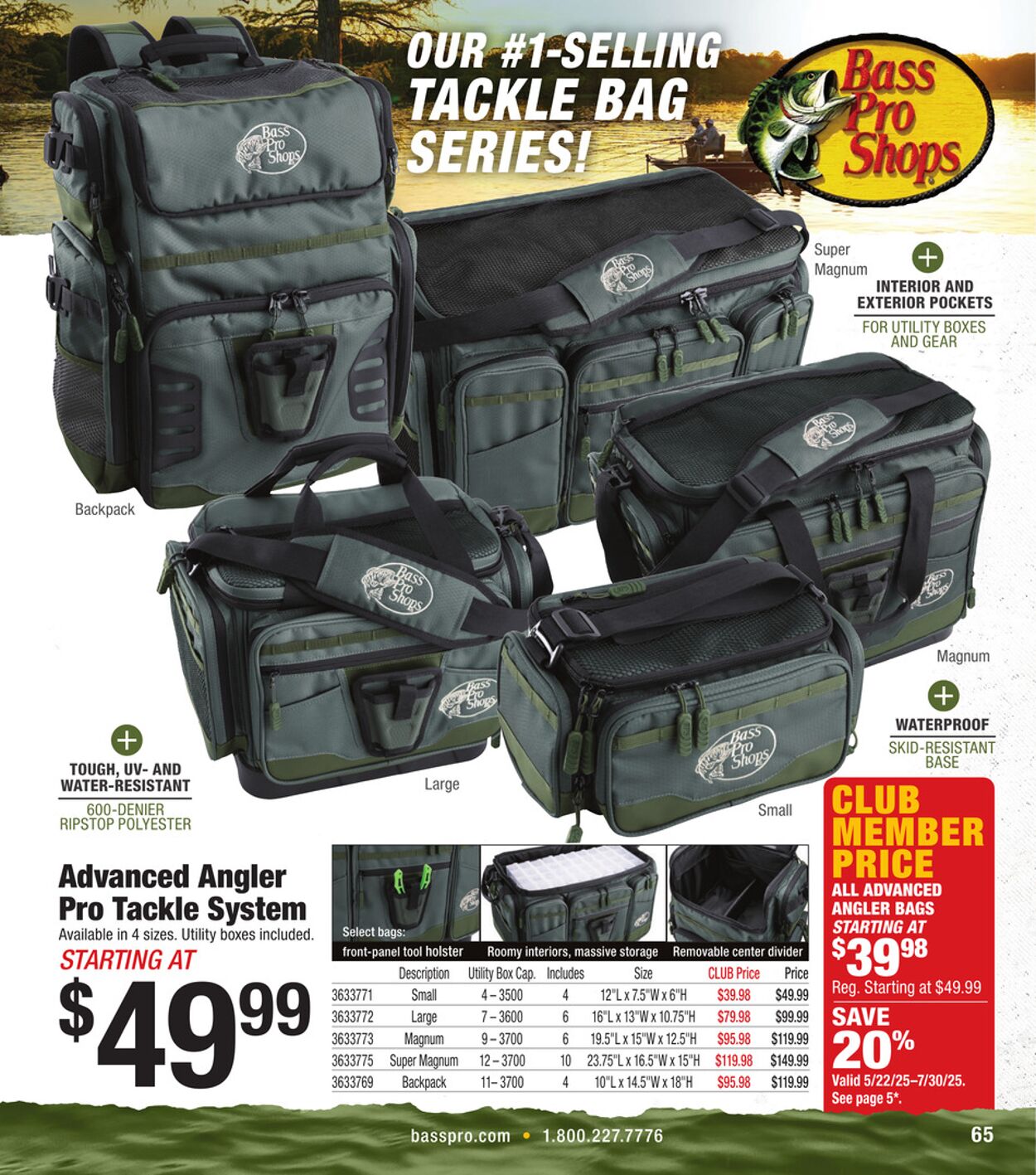 Catalogue Cabela's from 07/30/2025