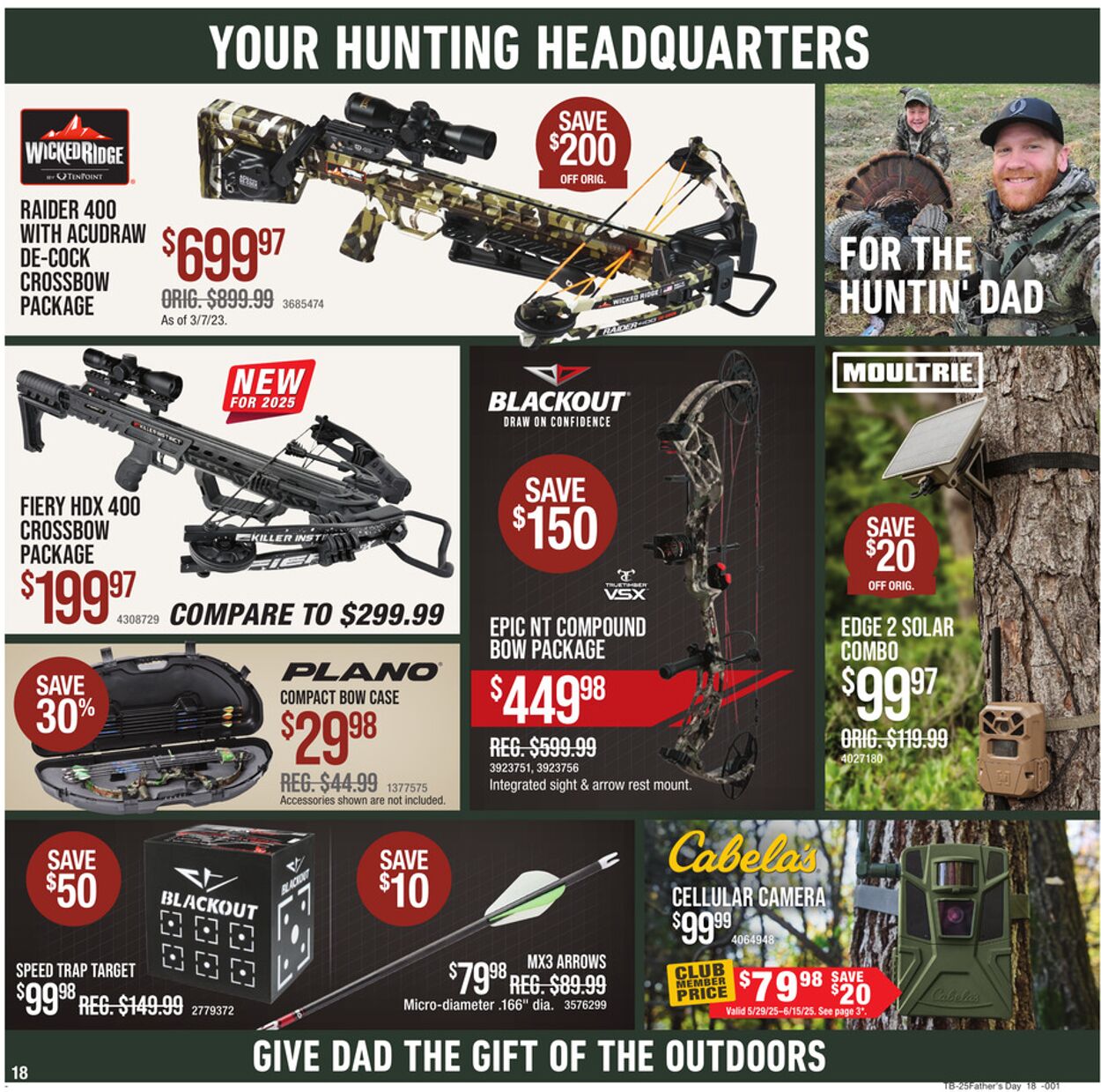 Catalogue Cabela's from 05/29/2025