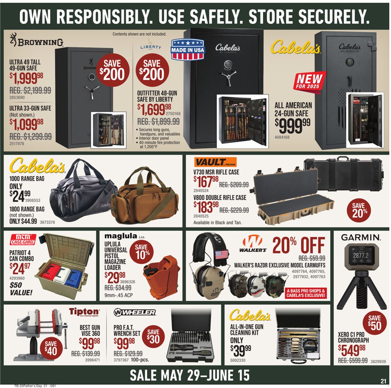Catalogue Cabela's from 05/29/2025