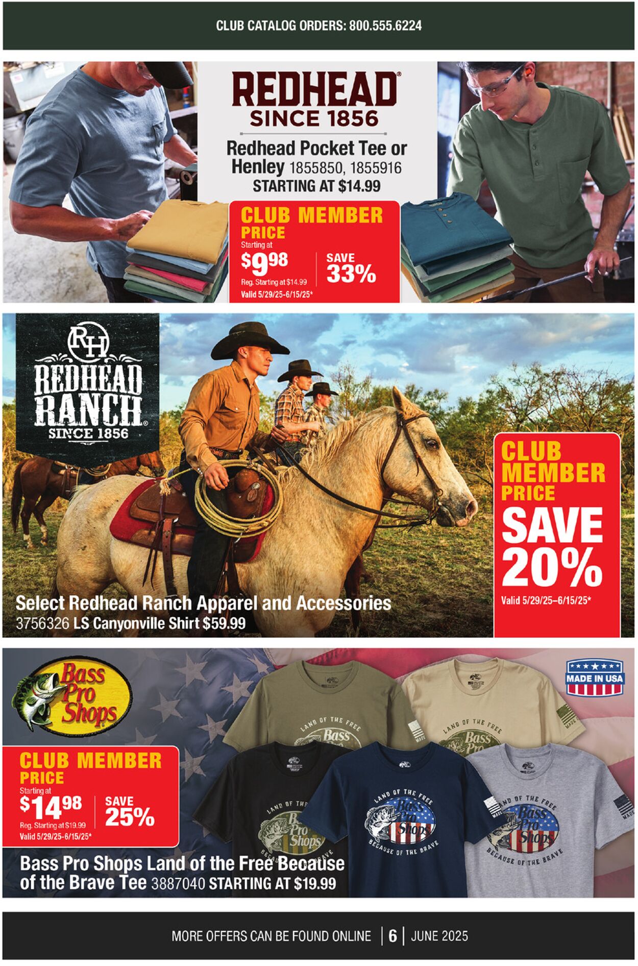 Catalogue Cabela's from 06/01/2025