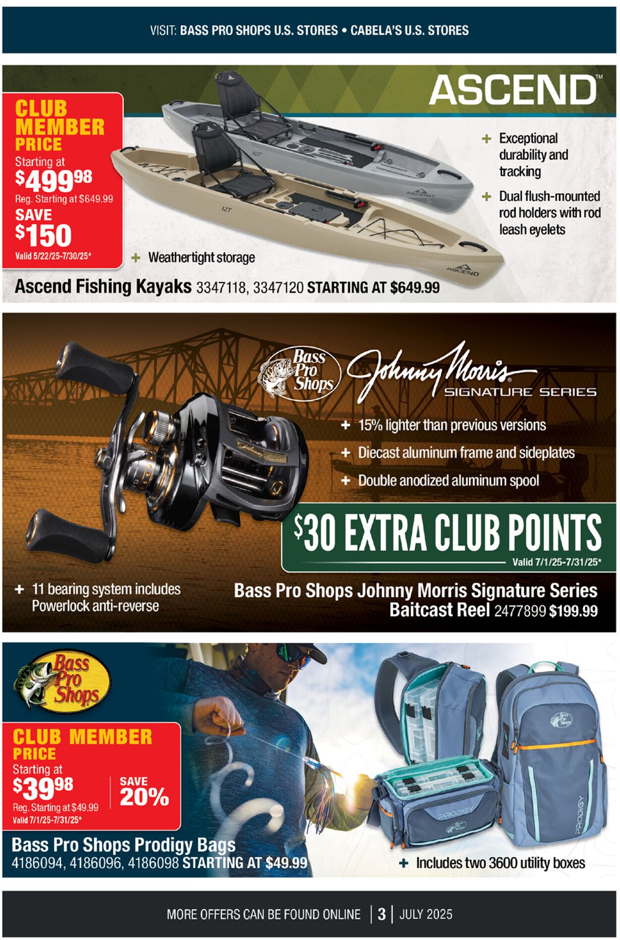 Catalogue Cabela's from 07/01/2025