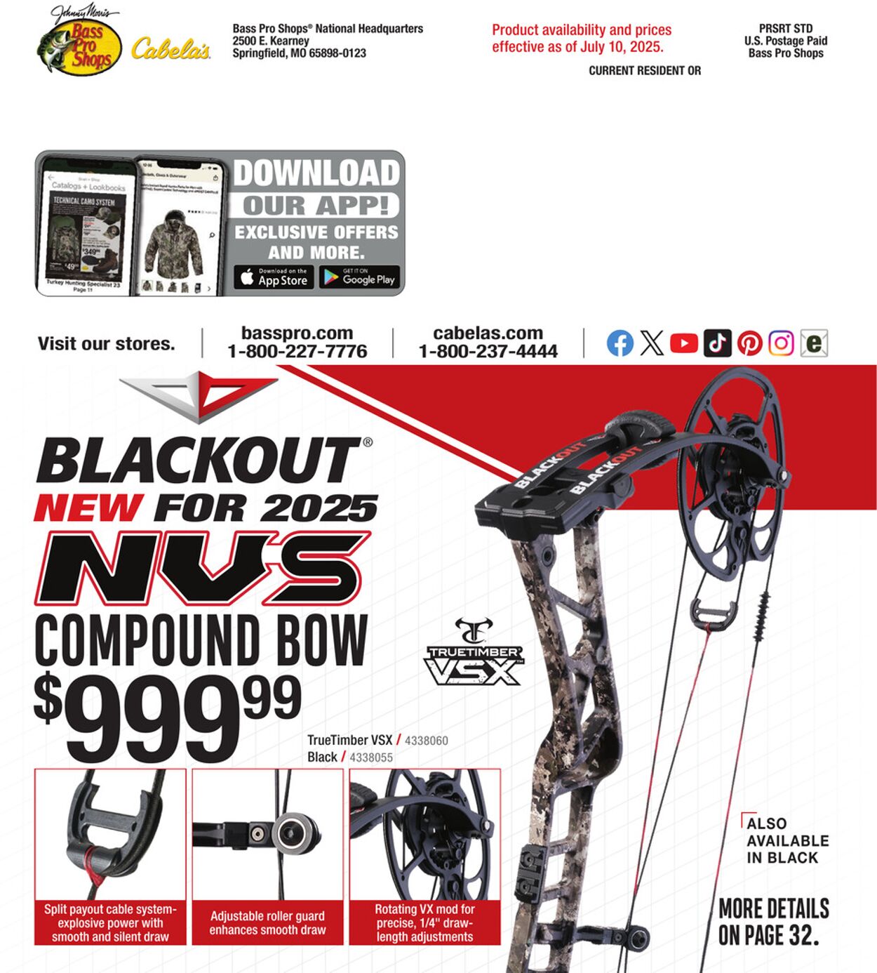 Catalogue Cabela's from 08/20/2025