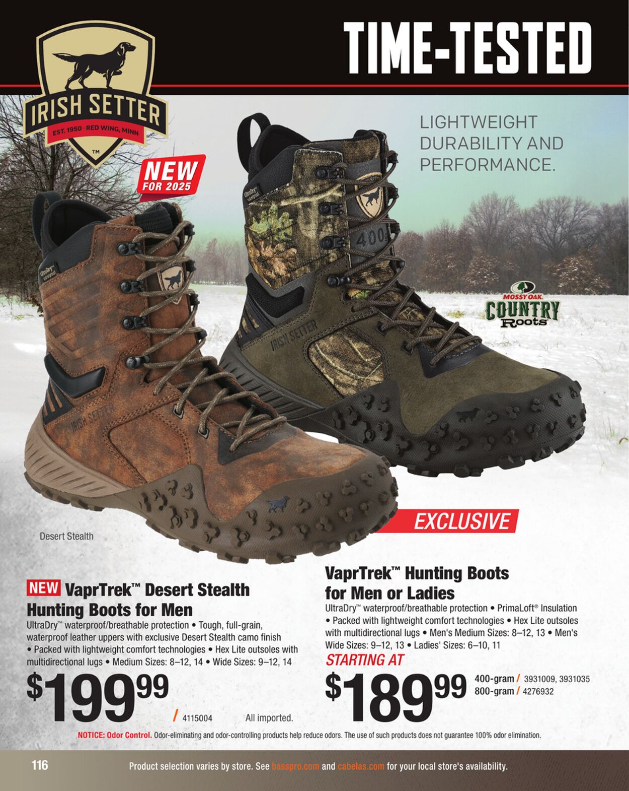 Catalogue Cabela's from 09/03/2025