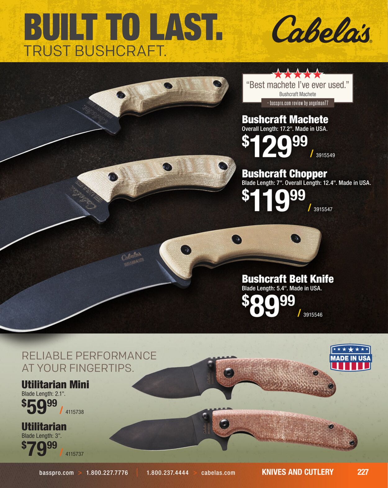 Catalogue Cabela's from 09/03/2025