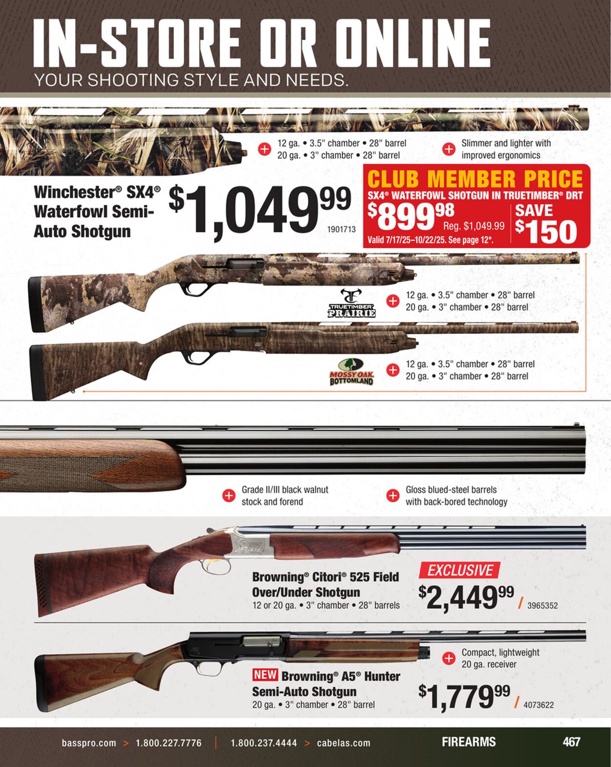 Catalogue Cabela's from 09/03/2025