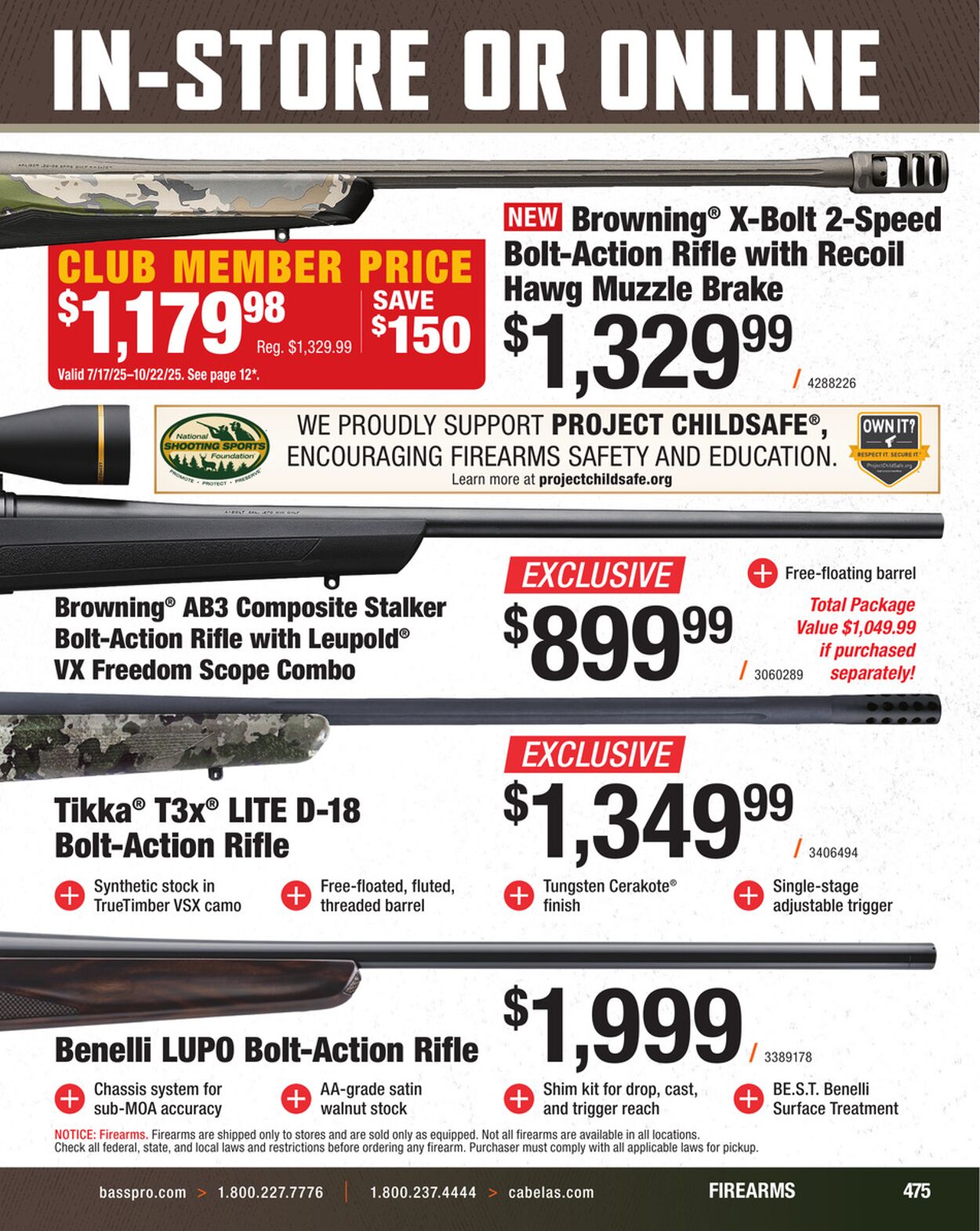 Catalogue Cabela's from 09/03/2025
