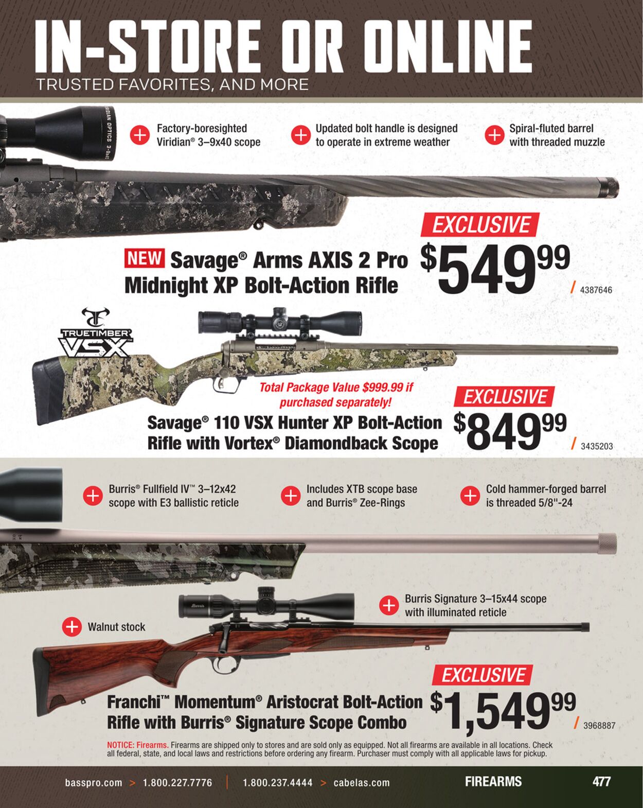 Catalogue Cabela's from 09/03/2025
