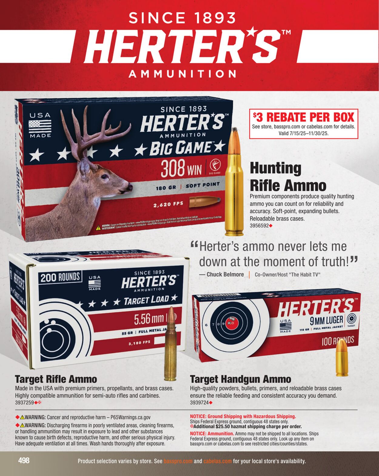 Catalogue Cabela's from 09/03/2025