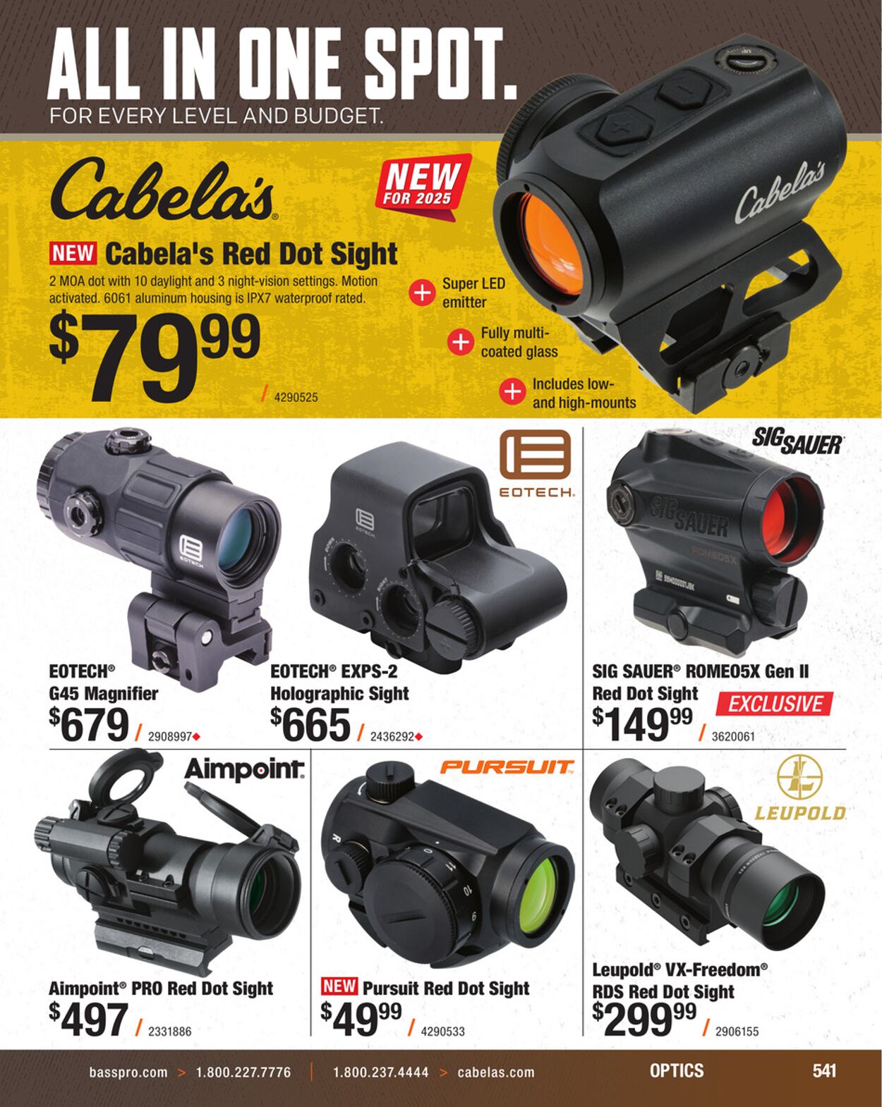 Catalogue Cabela's from 09/03/2025