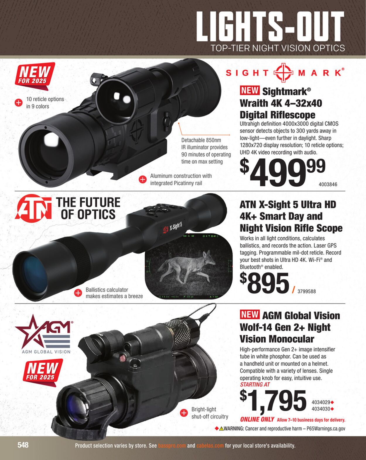 Catalogue Cabela's from 09/03/2025