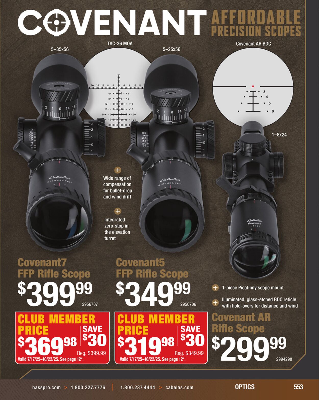 Catalogue Cabela's from 09/03/2025