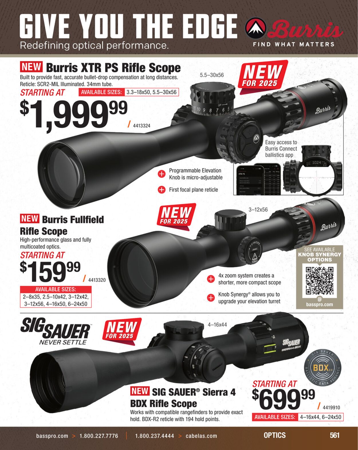 Catalogue Cabela's from 09/03/2025