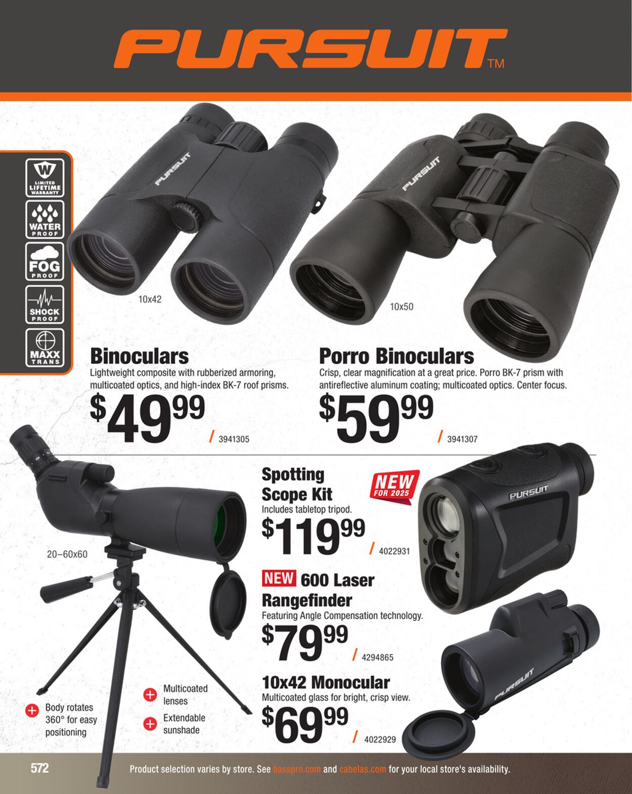 Catalogue Cabela's from 09/03/2025