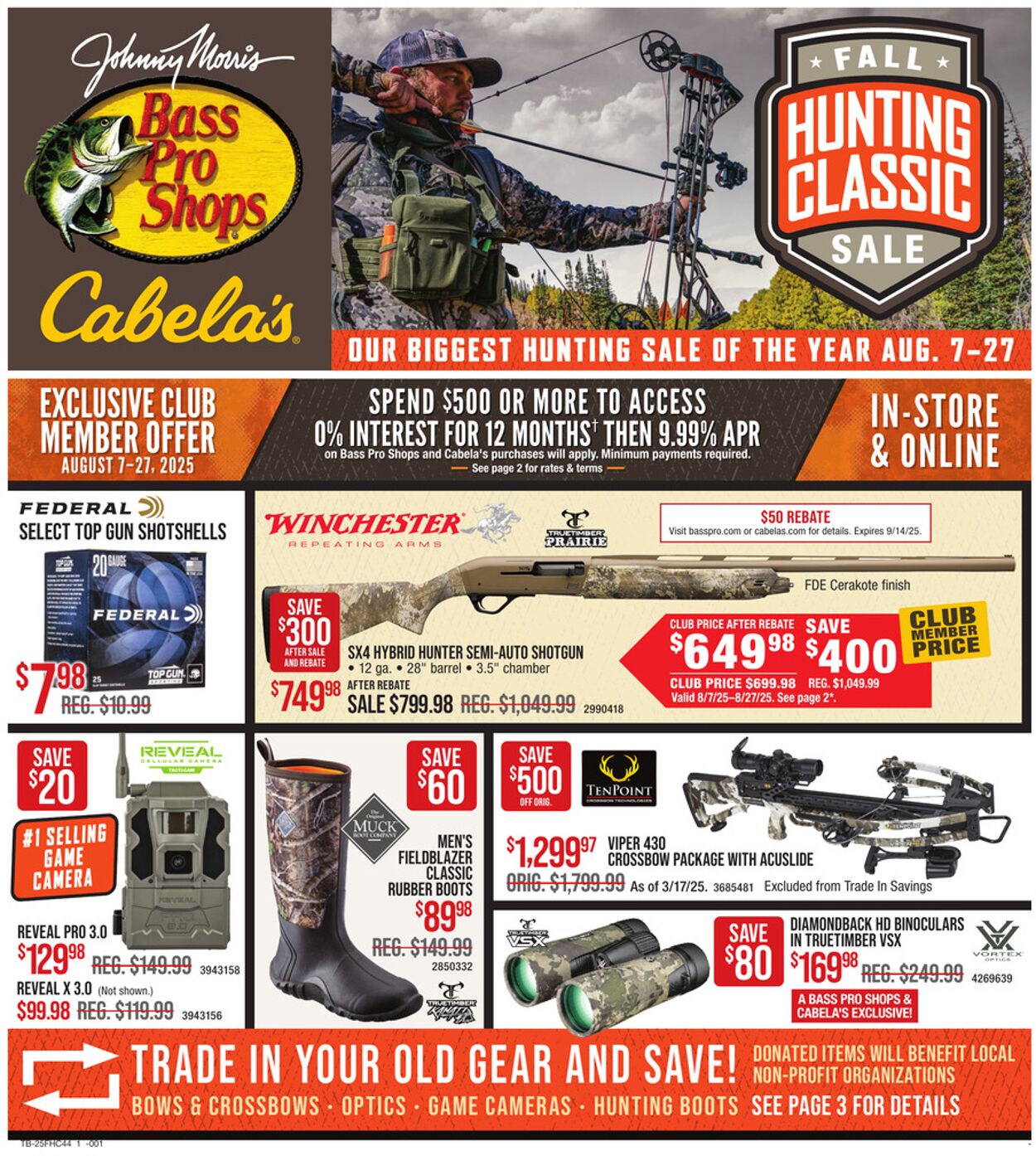 Catalogue Cabela's from 08/07/2025