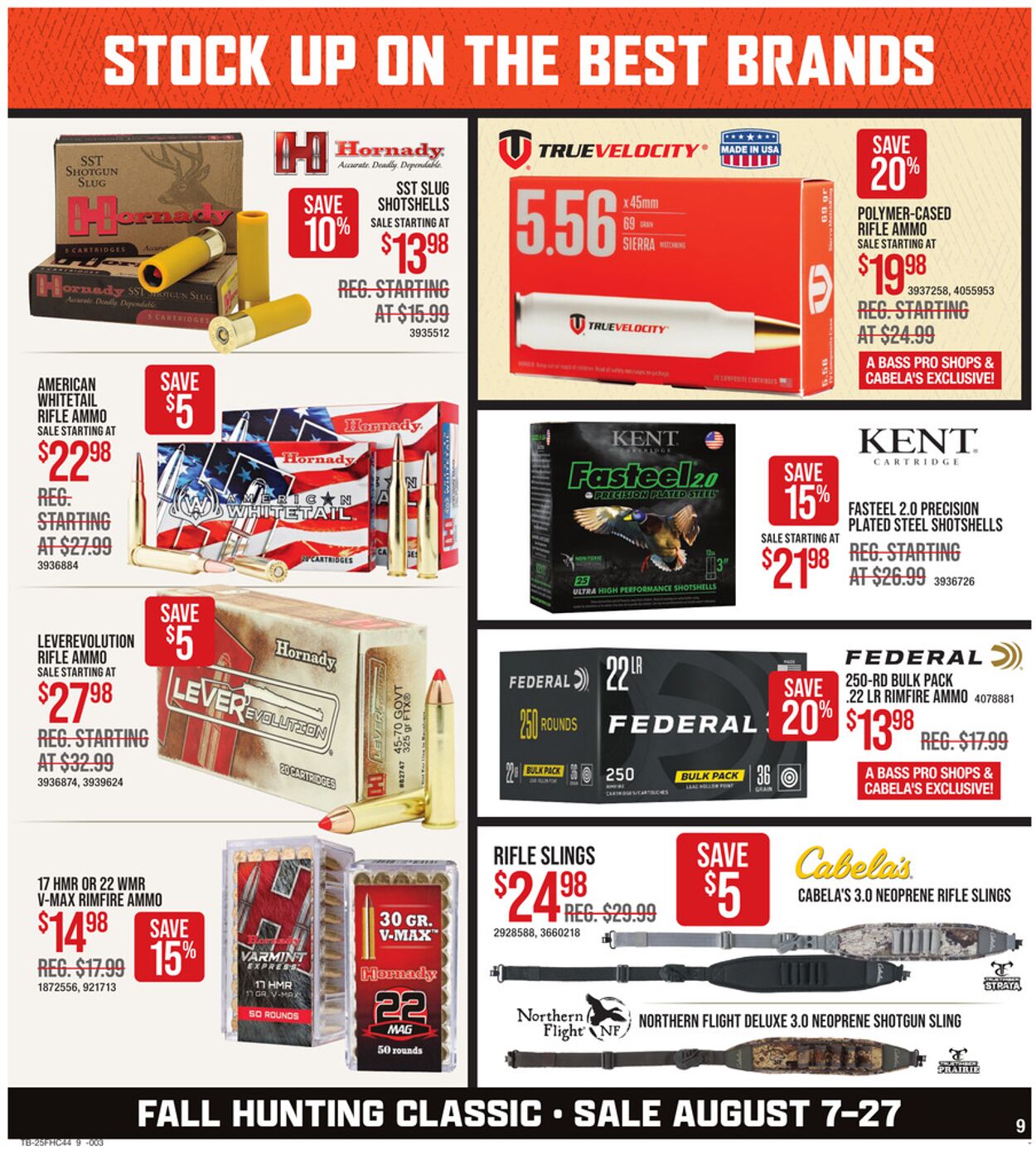 Catalogue Cabela's from 08/07/2025