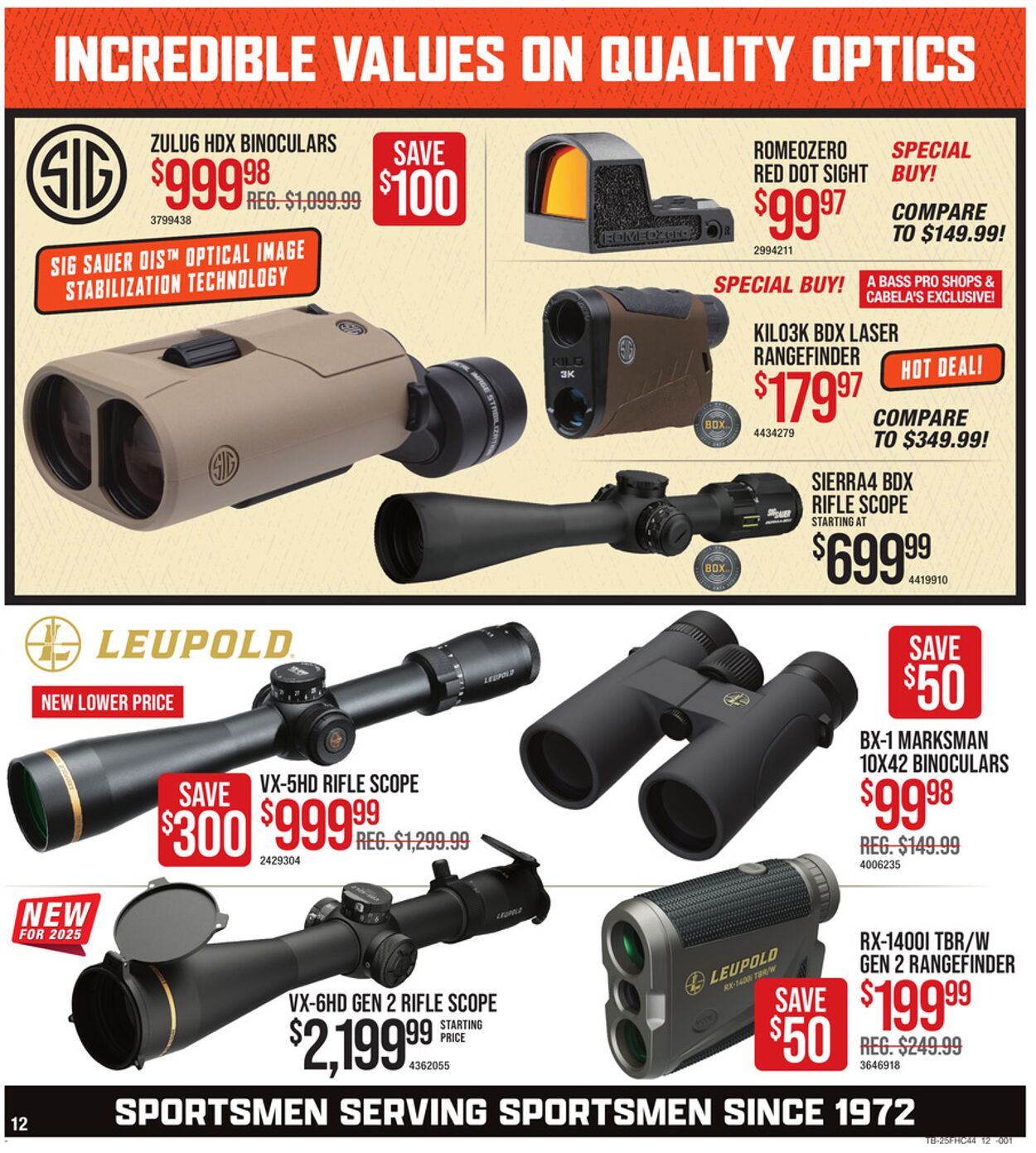 Catalogue Cabela's from 08/07/2025
