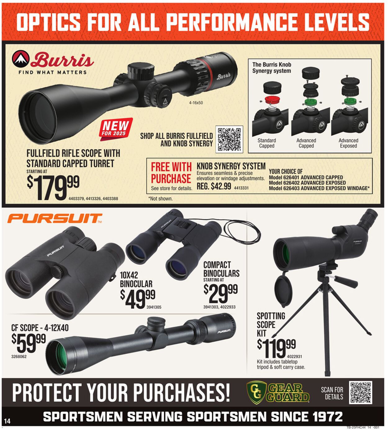 Catalogue Cabela's from 08/07/2025