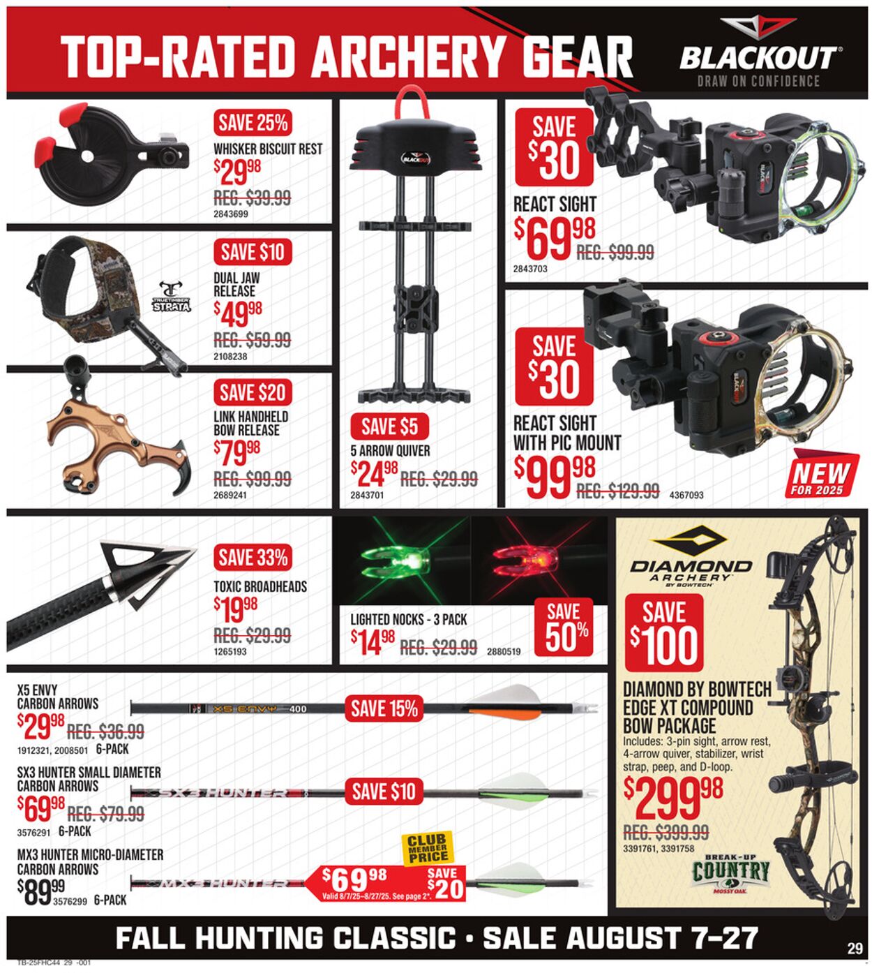 Catalogue Cabela's from 08/07/2025